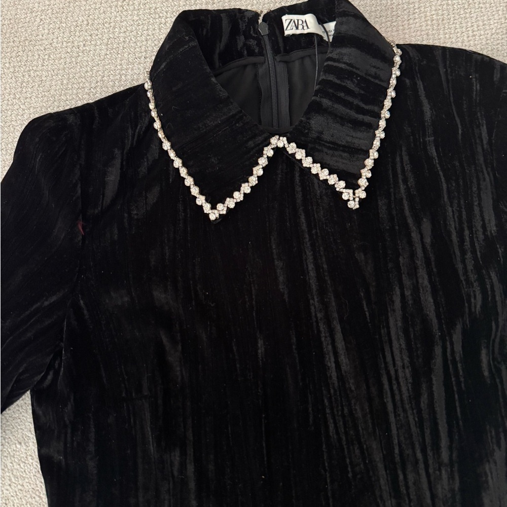 ZARA 2pc set. Tunic/ dress and flared Pants - Picture 6 of 7